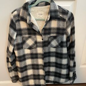 Fleece lined flannel